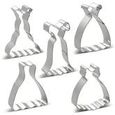 WEDDING DRESSES COOKIE CUTTER SET 5PCS